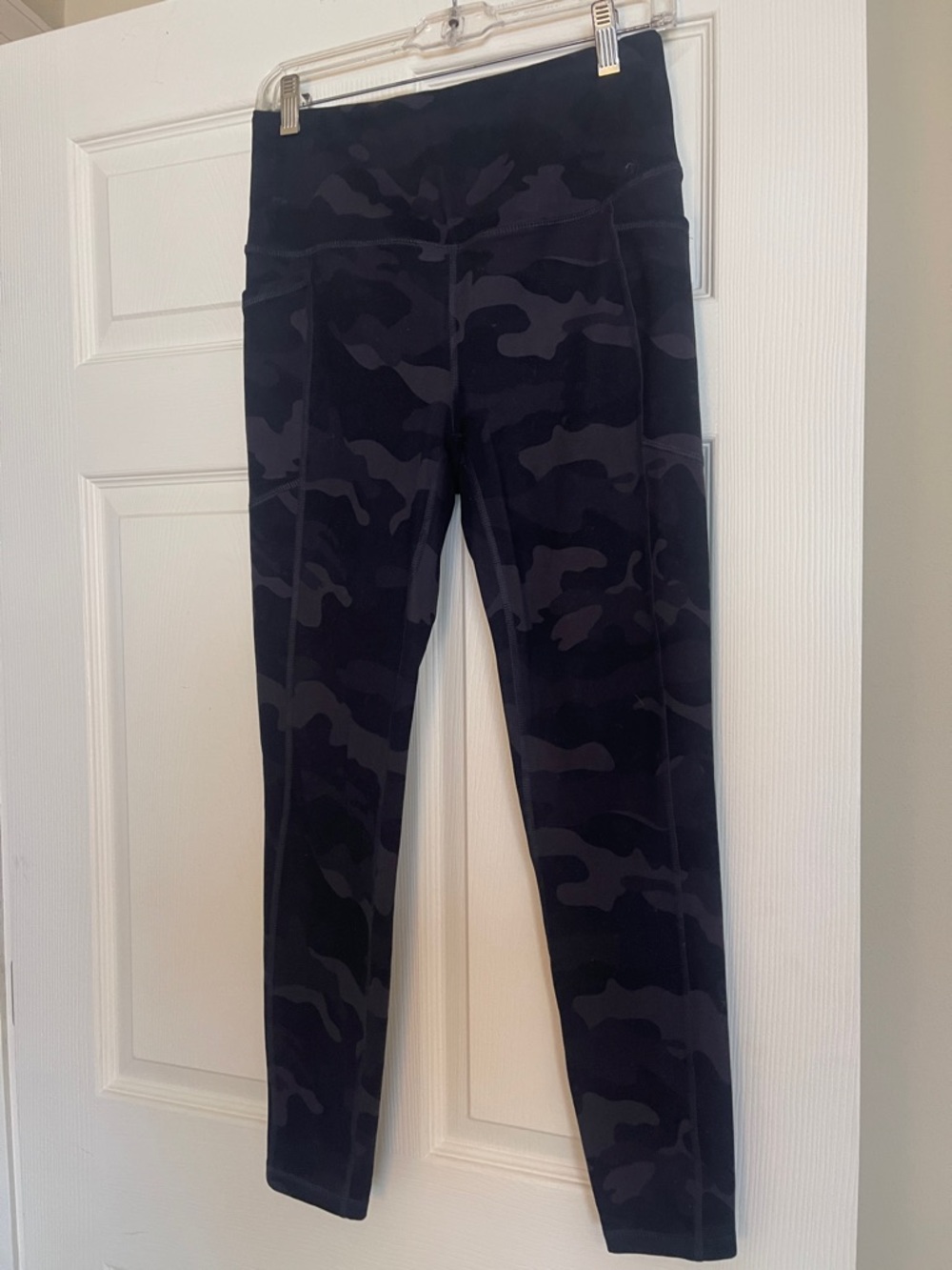 RBX Black and Charcoal Camo High-Waist Leggings